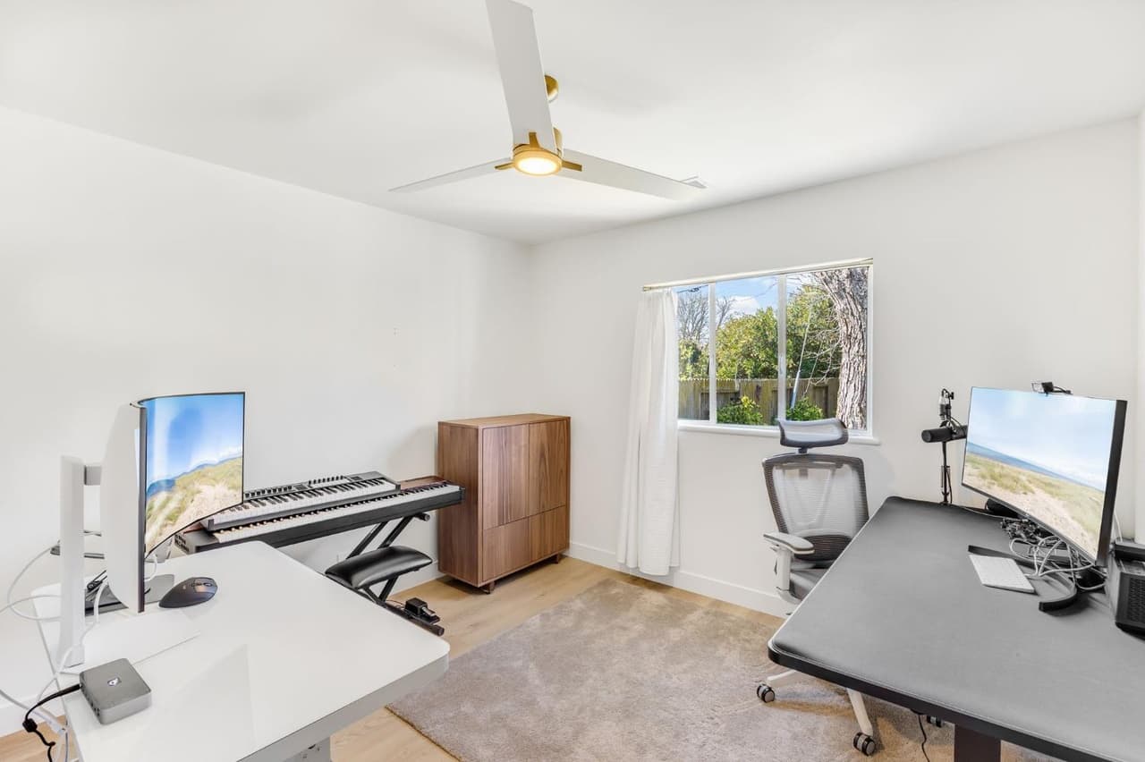House Renovation in Davis — hardwood flooring, recessed lighting, built-in shelving, open-concept layout, before remodel — original finishes