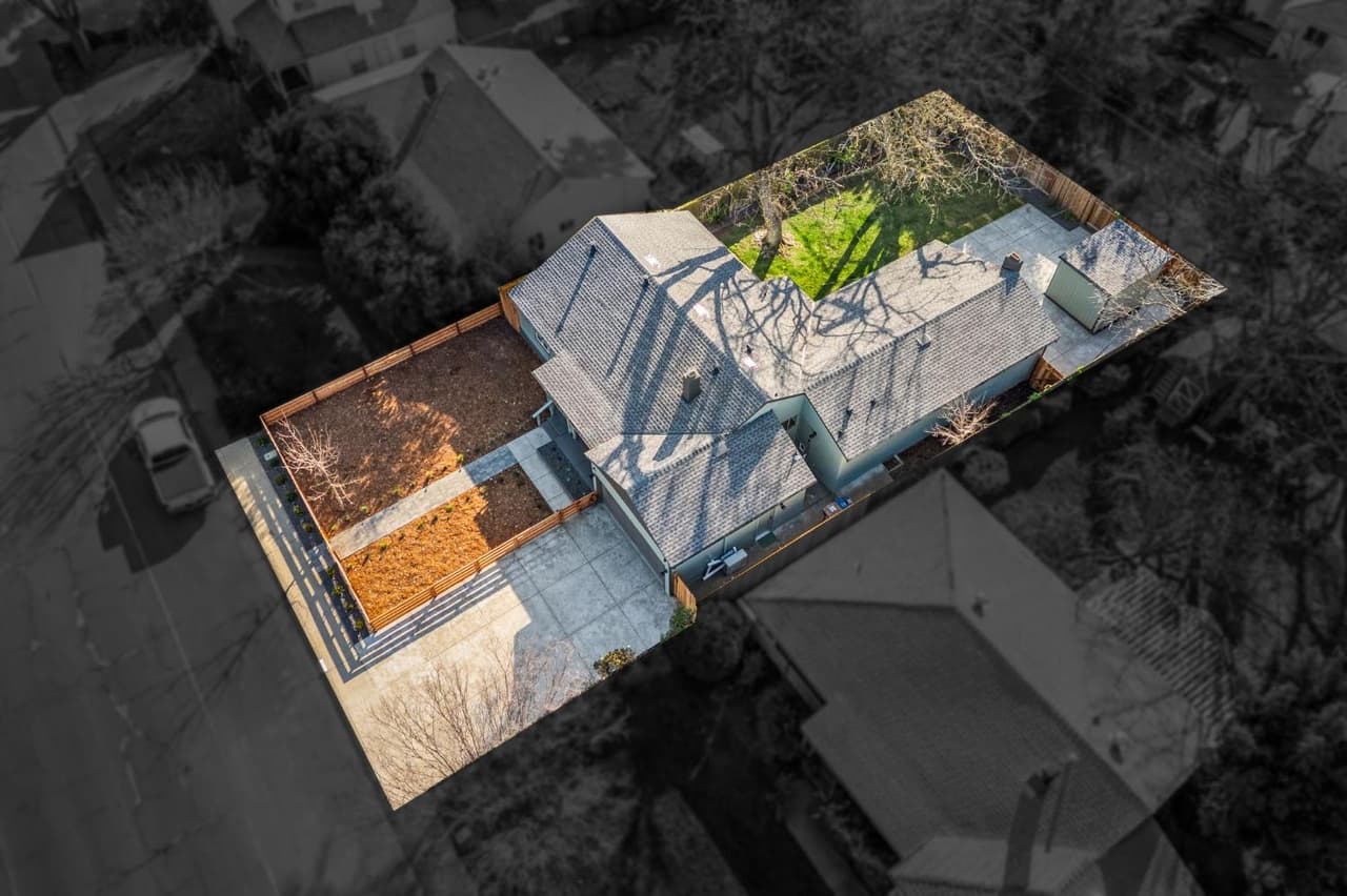 House Renovation in Davis — exterior paint, covered patio, landscape lighting, front porch, deck