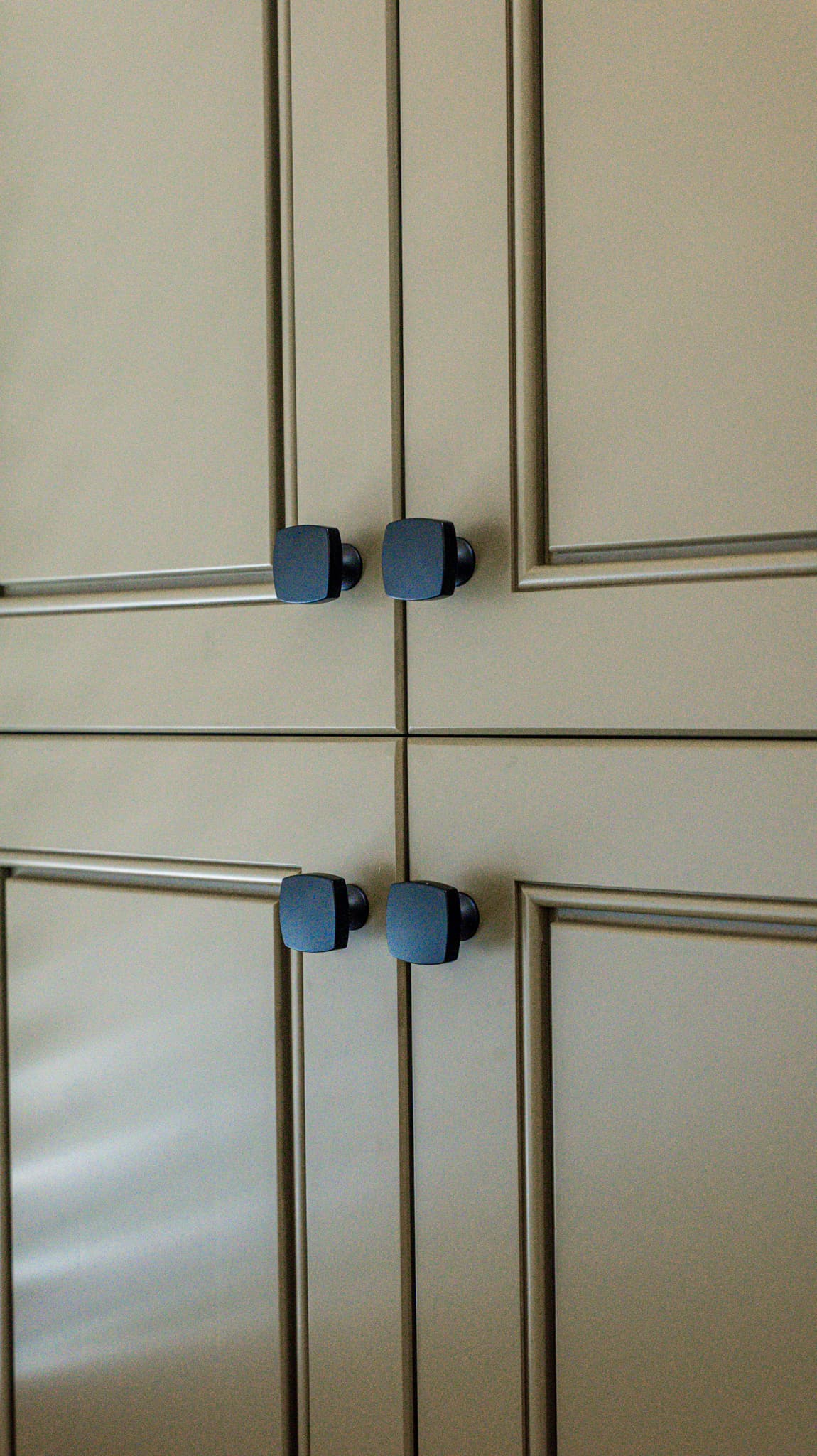 Bathroom Remodel in Sacramento — raised-panel cabinets, custom cabinetry, linen tower, built-in shelving