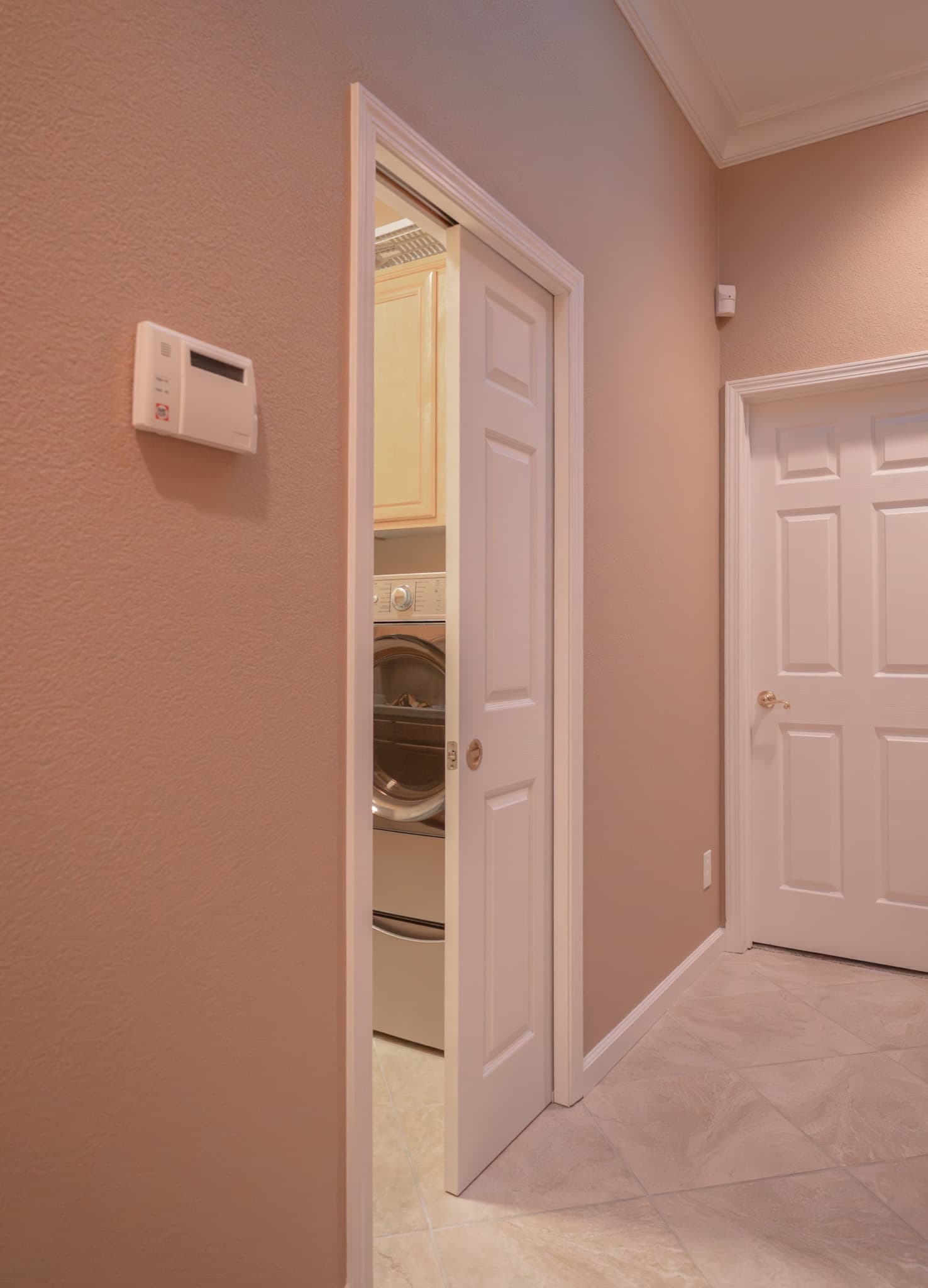 Bathroom Remodel in Sacramento — crown moulding, raised-panel cabinets, ceramic tile flooring, before remodel — original finishes