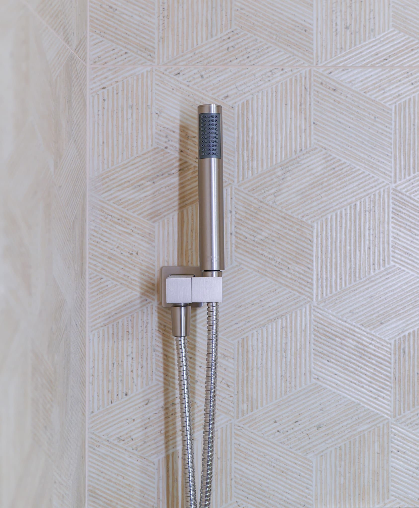 Bathroom Remodel in Sacramento — handheld shower, tiled shower surround, walk-in shower