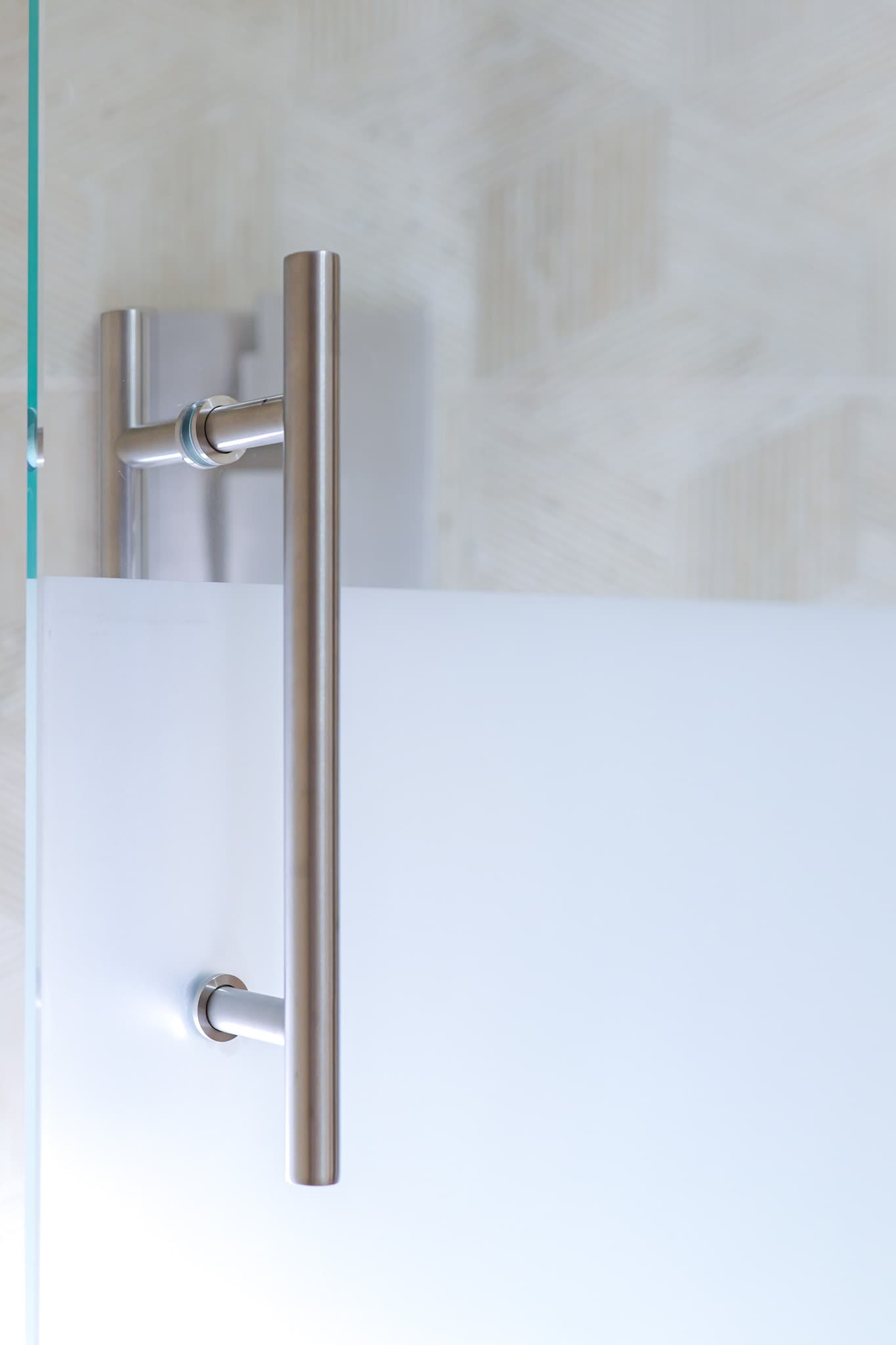 Bathroom Remodel in Sacramento — frameless glass shower, walk-in shower, tiled shower surround