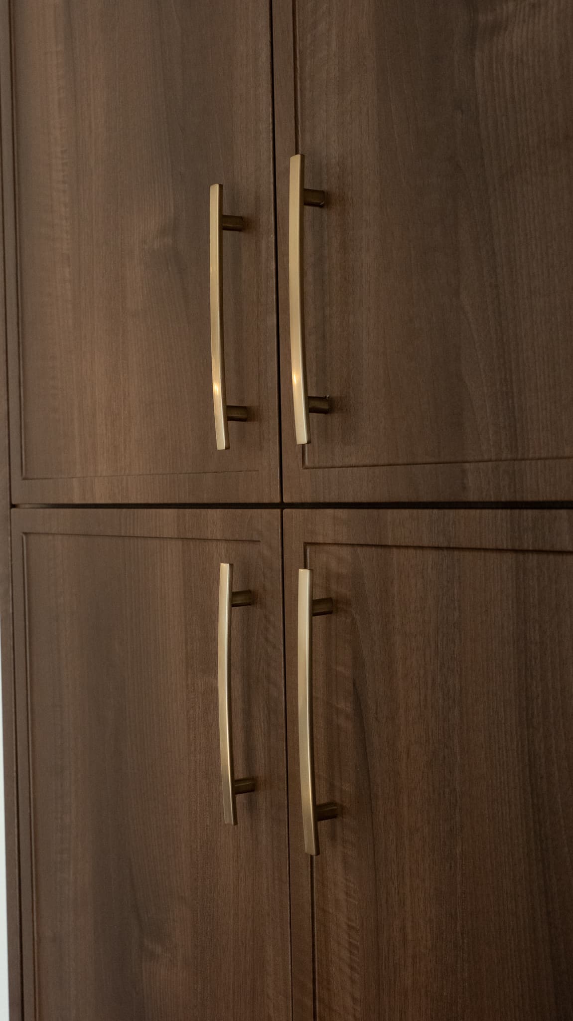 House Renovation in Roseville — raised-panel cabinets, custom cabinetry, linen tower
