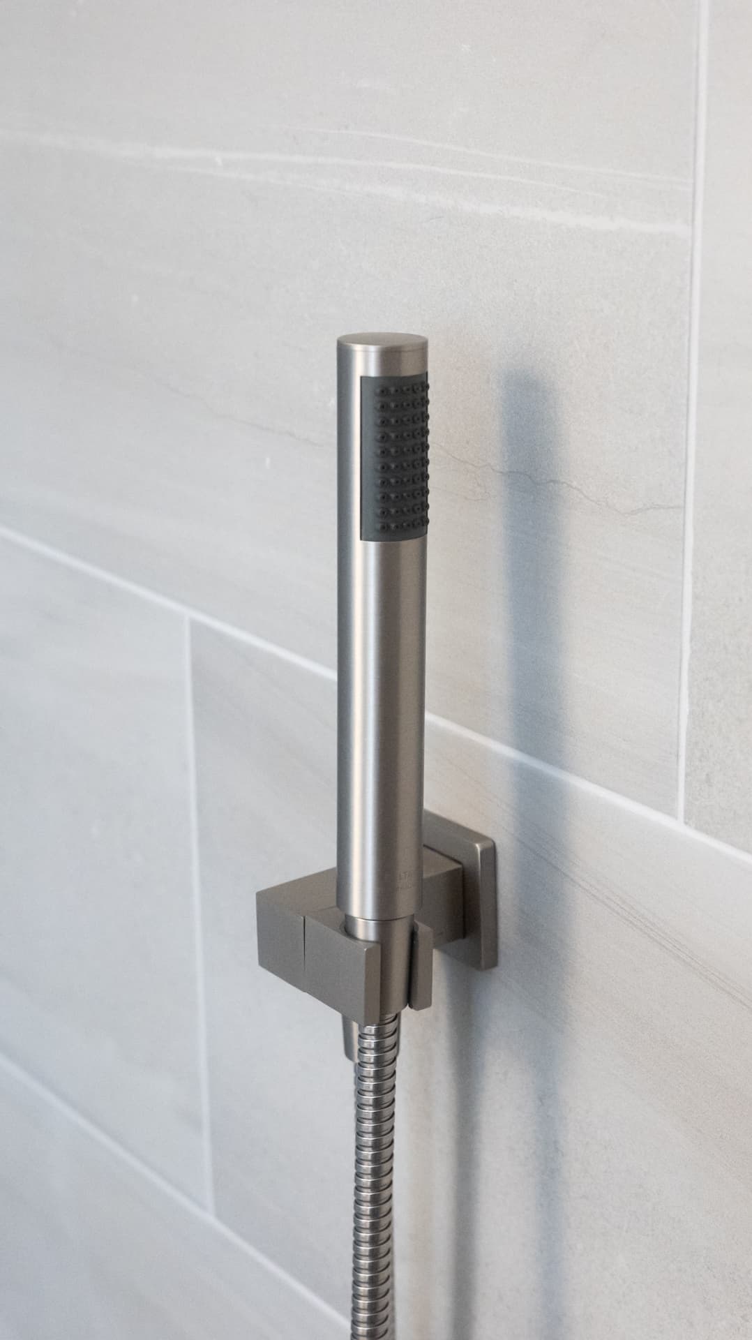 Kitchen Remodel in Sacramento — handheld shower, tiled shower surround, walk-in shower