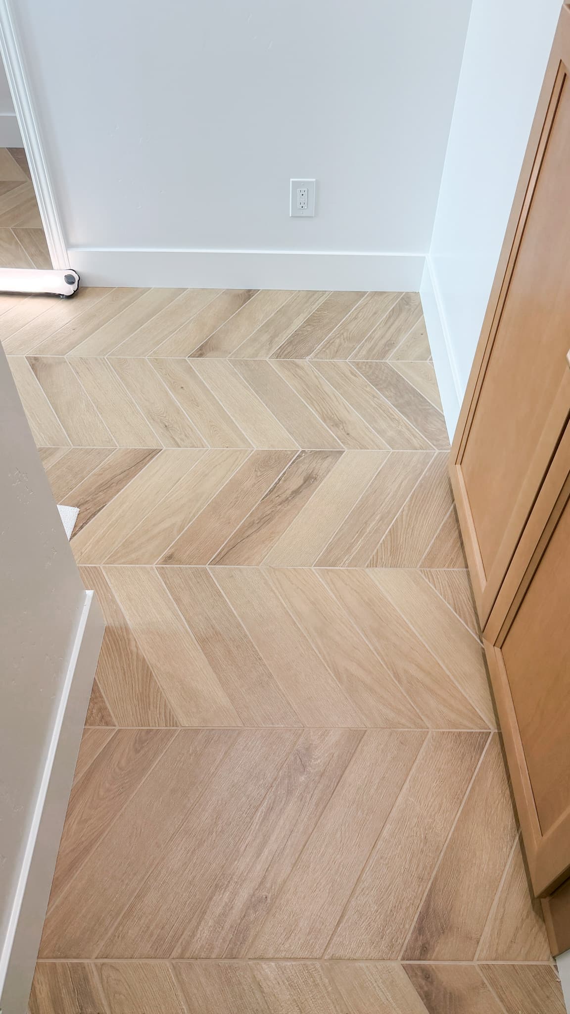 Bathroom Remodel in Carmichael — porcelain tile flooring, shaker cabinets, crown moulding